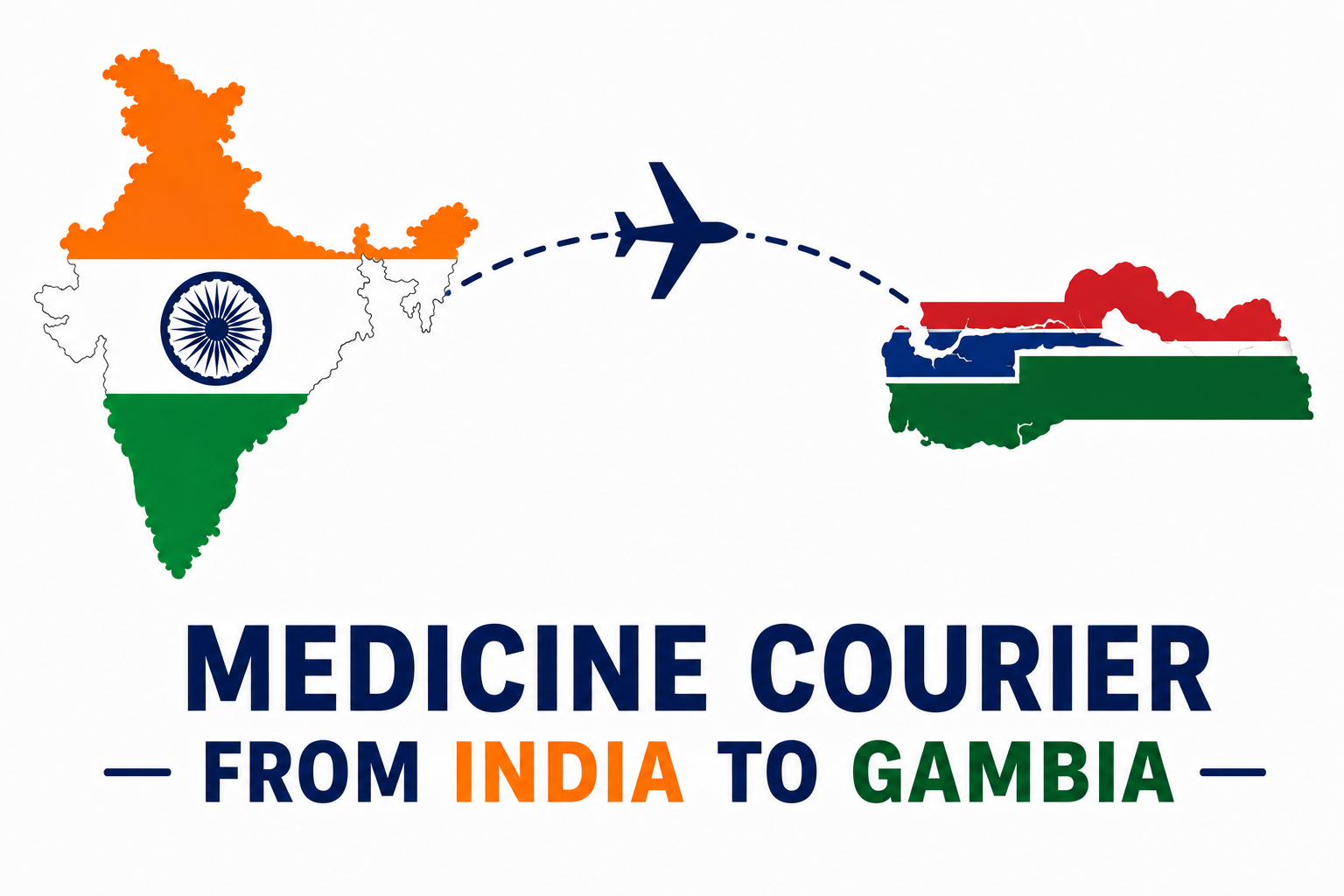 Medicine Courier from India to Gambia - Send Medicine Safely